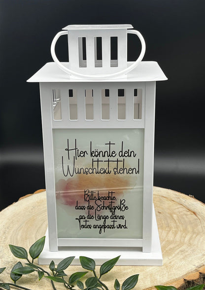 personalisierte Grablaterne - Motiv: Löwe mit Flügeln - Wunschtext - ZaraTiv -  -  - #original_alt_text# 